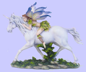 Fairy, Sprite, Pegasus and  Unicorn Figurines & Statues & Jewelry