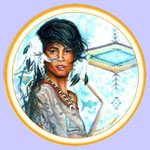 Native American Indian Art Plates - Jonnie Chardonn