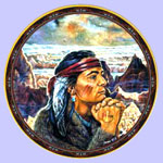 Native American Indian Art Plates - Jonnie Chardonn