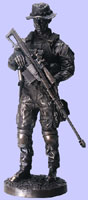 Sniper Soldier Statue