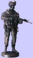 Rifleman Soldeir Statue