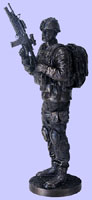 On Guard Soldier Statue