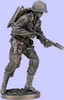 WWII - Flame Thrower Soldier Statue